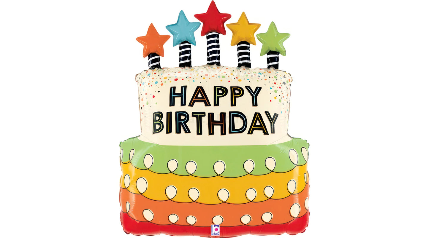 66 cm-es Torta Happy Birthday