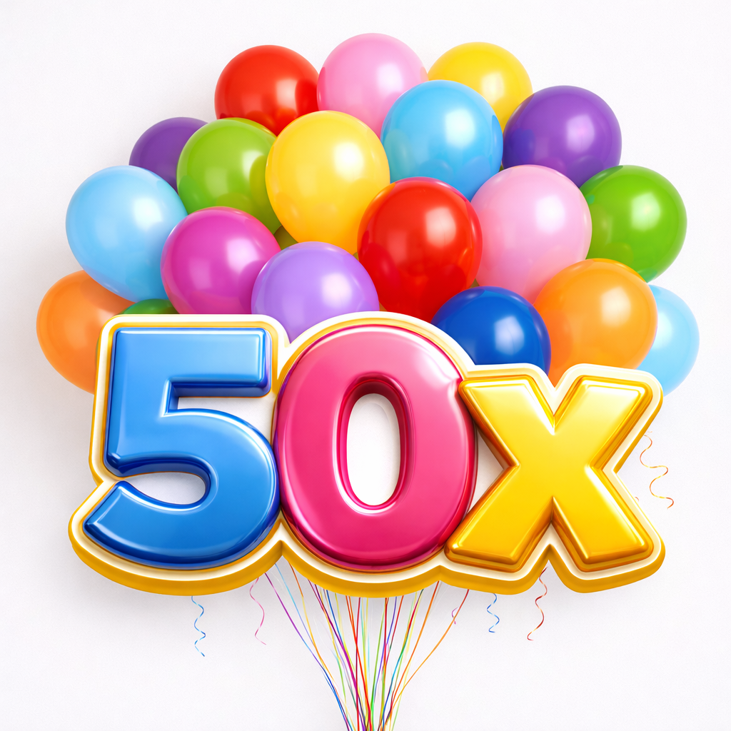 50 db-os gumi lufi csomag