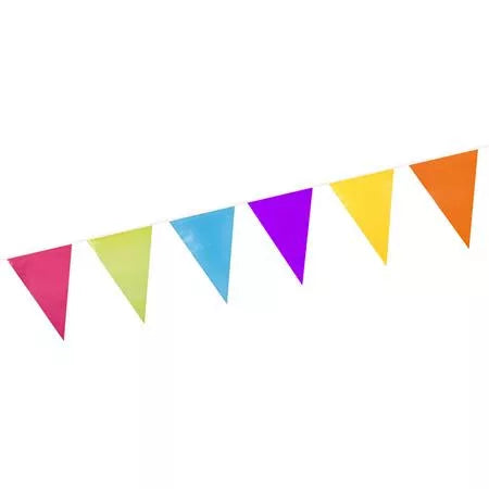 Papír színes zászlósfüzér