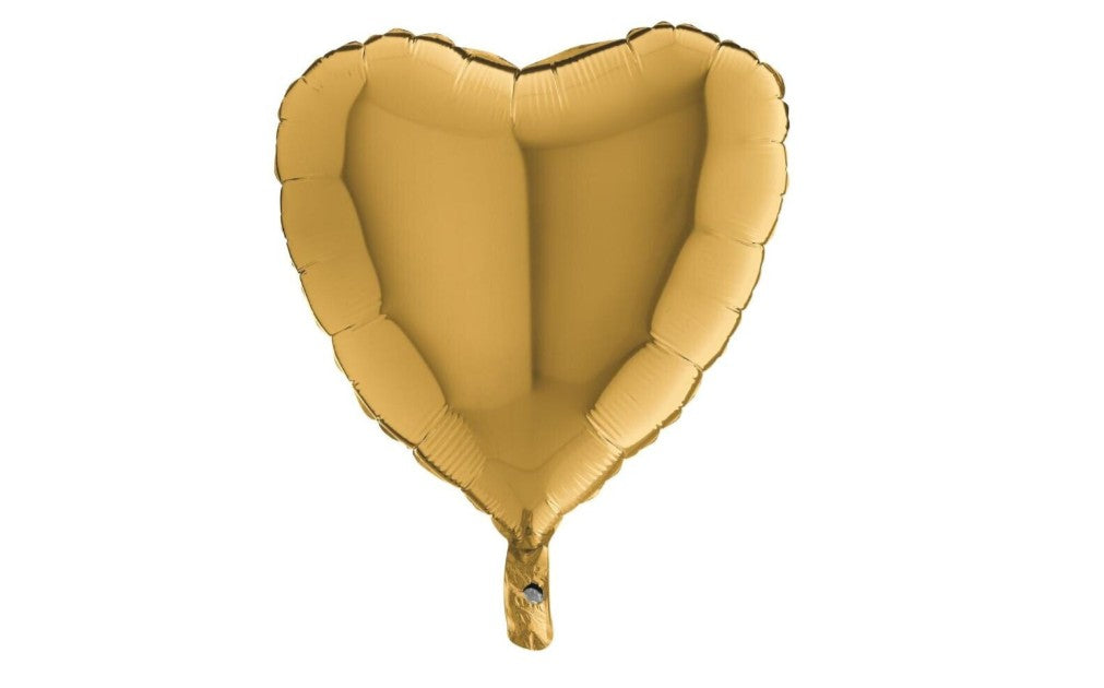 45 cm-es arany szív