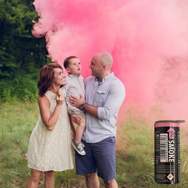 Babaváró partyhoz Pink füstgyertya