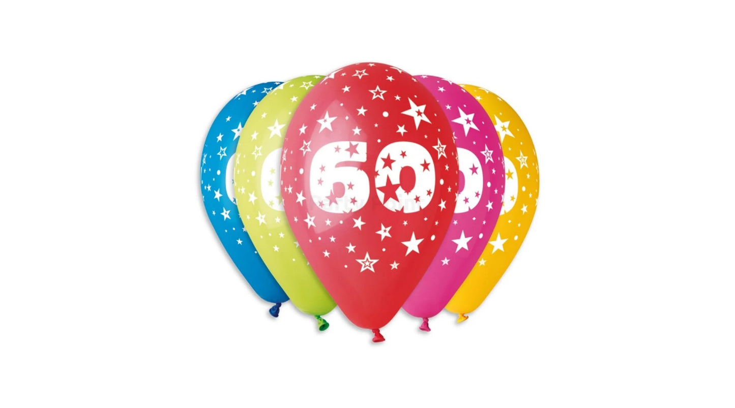 Számos 60 mintás gumi lufi