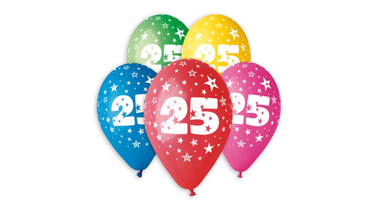 Számos 25 mintás gumi lufi