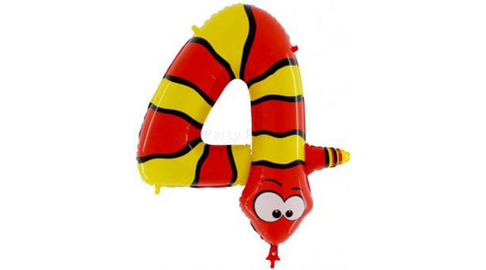 4-es szám kígyó alakú 100 cm