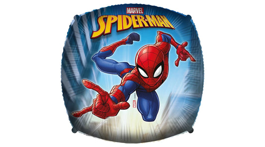 45 cm-es Pókember négyzet alakú fólia lufi