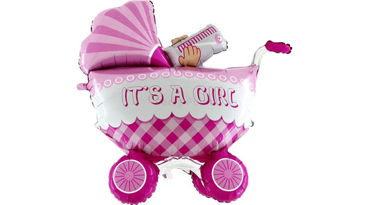 It's a girl Pink babakocsi
