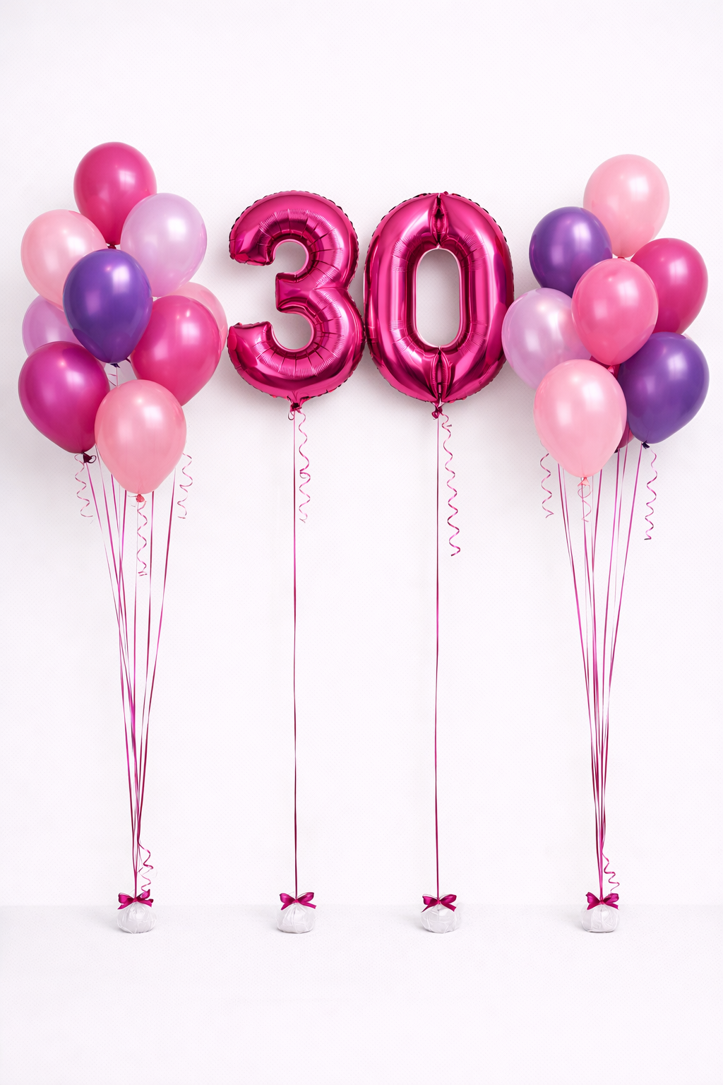 2 fólia szám és 10-10 db gumi lufi csomag