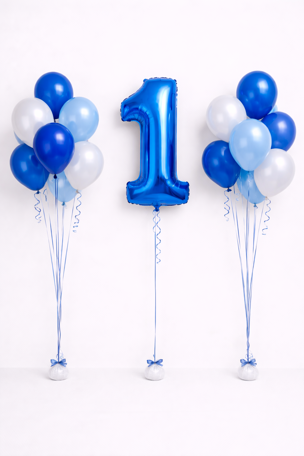 1 fólia szám és 5-5 db gumi lufi csomag