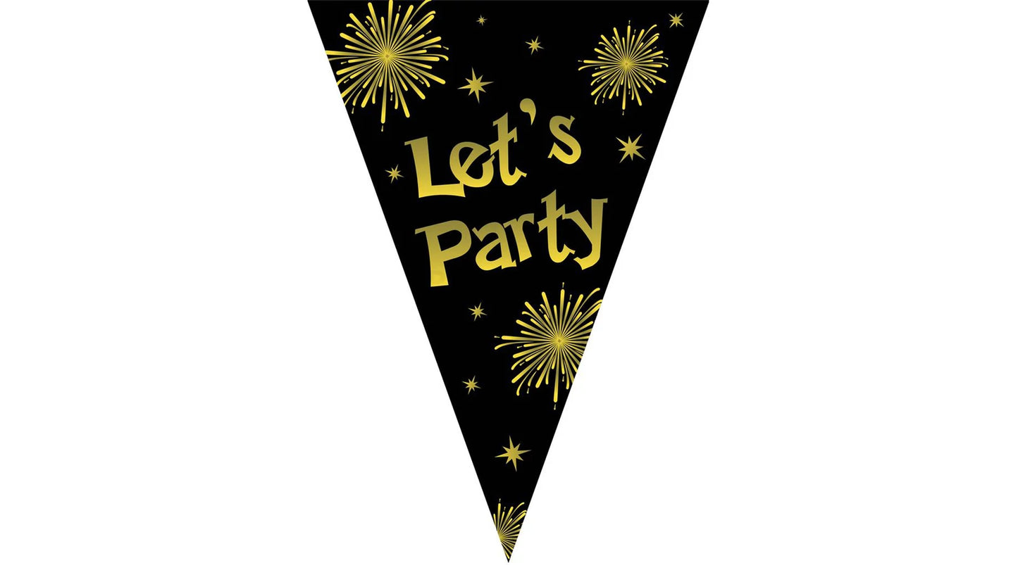 Lets Party zászló felirat
