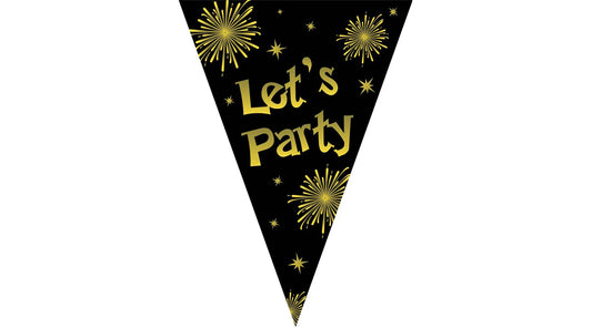Lets Party zászló felirat