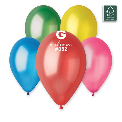 33 cm-es Metál gumi lufik