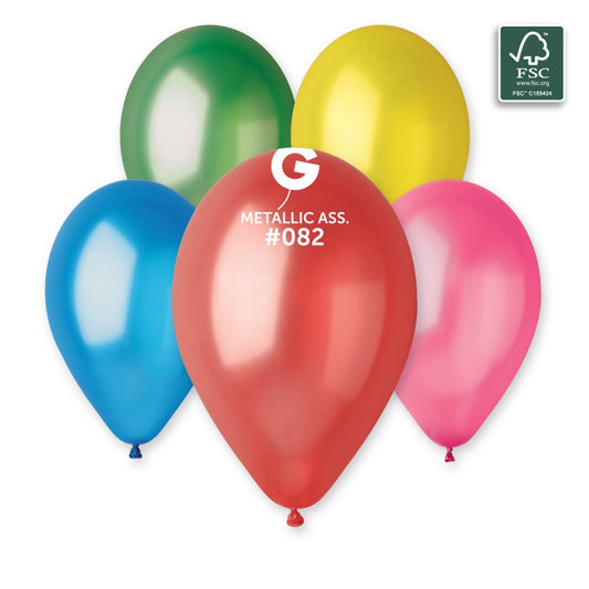 33 cm-es Metál gumi lufik