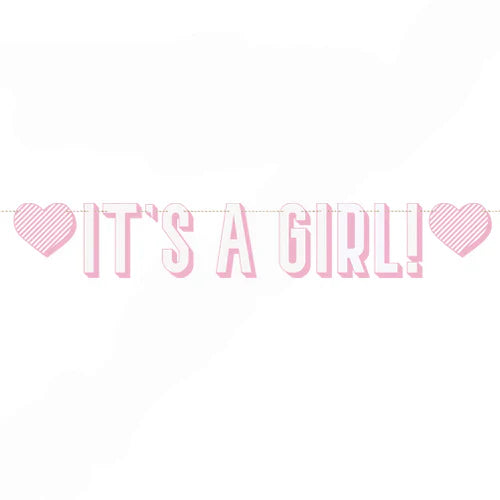 Its a girl pink felirat