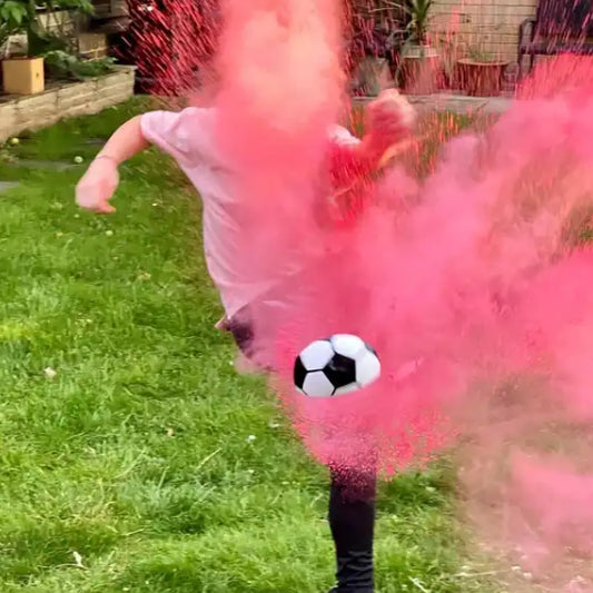 Babaváró foci labda - rózsaszín