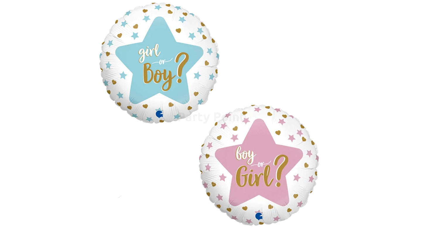 Boy or Girl fólia lufi