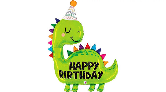 Dino Happy Birthday fólia lufi