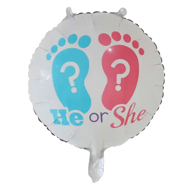 He or She lábnyomos fólia lufi