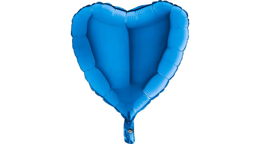 45 cm-es Kék szív alakú