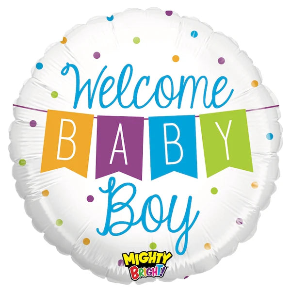 Welcome Baby Boy fólia lufi